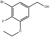 (3-Bromo-5-ethoxy-4-fluorophenyl)methanol Structure