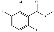 Methyl 3-bromo-2-chloro-6-iodobenzoate Structure