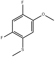 (2,4-Difluoro-5-methoxyphenyl)(methyl)sulfane Structure