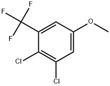 1,2-Dichloro-5-methoxy-3-(trifluoromethyl)benzene Structure