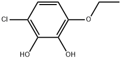 3-Chloro-6-ethoxy-1,2-benzenediol Structure