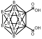 o -Carborane-1,2-dicarboxylic acid 구조식 이미지