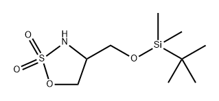 4-(((tert-Butyldimethylsilyl)oxy)methyl)-1,2,3-oxathiazolidine 2,2-dioxide Structure