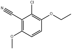 2-Chloro-3-ethoxy-6-methoxybenzonitrile Structure