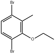 1,4-dibromo-2-ethoxy-3-methylbenzene Structure