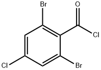 2,6-dibromo-4-chlorobenzoyl chloride Structure