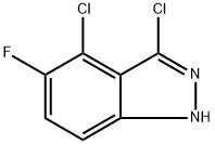 3,4-Dichloro-5-fluoro-1H-indazole Structure