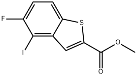 Methyl 5-fluoro-4-iodobenzo[b]thiophene-2-carboxylate Structure