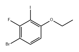 1-Bromo-4-ethoxy-2-fluoro-3-iodobenzene Structure