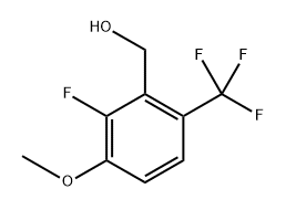 (2-Fluoro-3-methoxy-6-(trifluoromethyl)phenyl)methanol Structure