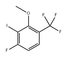 1-fluoro-2-iodo-3-methoxy-4-(trifluoromethyl)benzene Structure