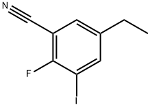 5-Ethyl-2-fluoro-3-iodobenzonitrile Structure