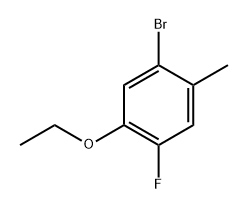 1-Bromo-5-ethoxy-4-fluoro-2-methylbenzene Structure