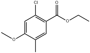 Ethyl 2-chloro-4-methoxy-5-methylbenzoate Structure