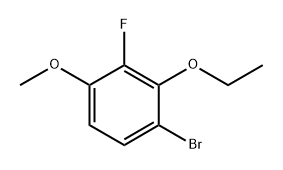 1-Bromo-2-ethoxy-3-fluoro-4-methoxybenzene 구조식 이미지