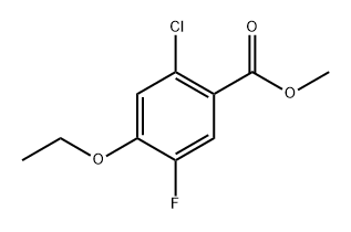 Methyl 2-chloro-4-ethoxy-5-fluorobenzoate Structure