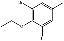 1-Bromo-2-ethoxy-3-fluoro-5-methylbenzene Structure