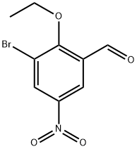 3-bromo-2-ethoxy-5-nitrobenzaldehyde Structure