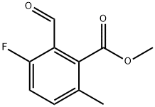 methyl 3-fluoro-2-formyl-6-methylbenzoate Structure