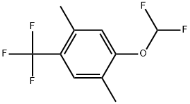 1-(Difluoromethoxy)-2,5-dimethyl-4-(trifluoromethyl)benzene Structure