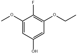 3-ethoxy-4-fluoro-5-methoxyphenol Structure