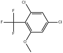 1,5-Dichloro-3-methoxy-2-(trifluoromethyl)benzene Structure