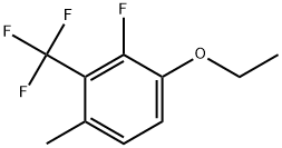 1-Ethoxy-2-fluoro-4-methyl-3-(trifluoromethyl)benzene 구조식 이미지