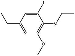 2-Ethoxy-5-ethyl-1-iodo-3-methoxybenzene Structure