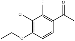1-(3-chloro-4-ethoxy-2-fluorophenyl)ethanone Structure