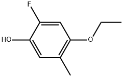 4-Ethoxy-2-fluoro-5-methylphenol 구조식 이미지