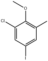 1-Chloro-5-iodo-2-methoxy-3-methylbenzene Structure