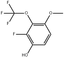 2-Fluoro-4-methoxy-3-(trifluoromethoxy)phenol Structure