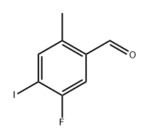 5-Fluoro-4-iodo-2-methylbenzaldehyde Structure