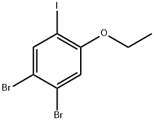 1,2-dibromo-4-ethoxy-5-iodobenzene 구조식 이미지