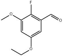 5-ethoxy-2-fluoro-3-methoxybenzaldehyde Structure