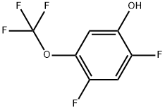 2,4-Difluoro-5-(trifluoromethoxy)phenol Structure