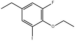 2-Ethoxy-5-ethyl-1-fluoro-3-iodobenzene Structure