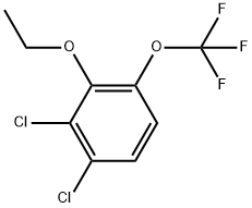 1,2-Dichloro-3-ethoxy-4-(trifluoromethoxy)benzene Structure