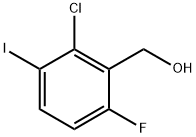 (2-Chloro-6-fluoro-3-iodophenyl)methanol Structure