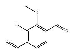 2-Fluoro-3-methoxyterephthalaldehyde Structure