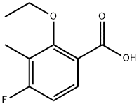 2-Ethoxy-4-fluoro-3-methylbenzoic acid Structure