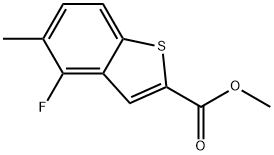 Methyl 4-fluoro-5-methylbenzo[b]thiophene-2-carboxylate Structure