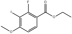 Ethyl 2-fluoro-3-iodo-4-methoxybenzoate Structure