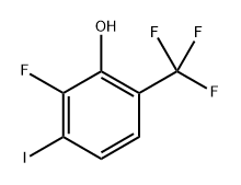 2-Fluoro-3-iodo-6-(trifluoromethyl)phenol 구조식 이미지