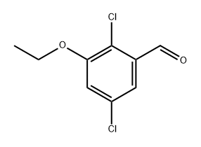 2,5-Dichloro-3-ethoxybenzaldehyde Structure