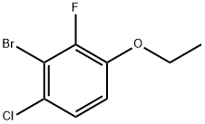 2-Bromo-1-chloro-4-ethoxy-3-fluorobenzene Structure