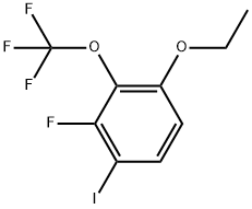 1-Ethoxy-3-fluoro-4-iodo-2-(trifluoromethoxy)benzene Structure