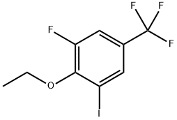 2-Ethoxy-1-fluoro-3-iodo-5-(trifluoromethyl)benzene Structure