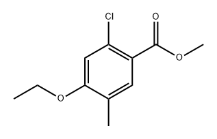 Methyl 2-chloro-4-ethoxy-5-methylbenzoate Structure