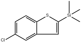 5-Chloro-2-(trimethylsilyl)benzo[b]thiophene Structure